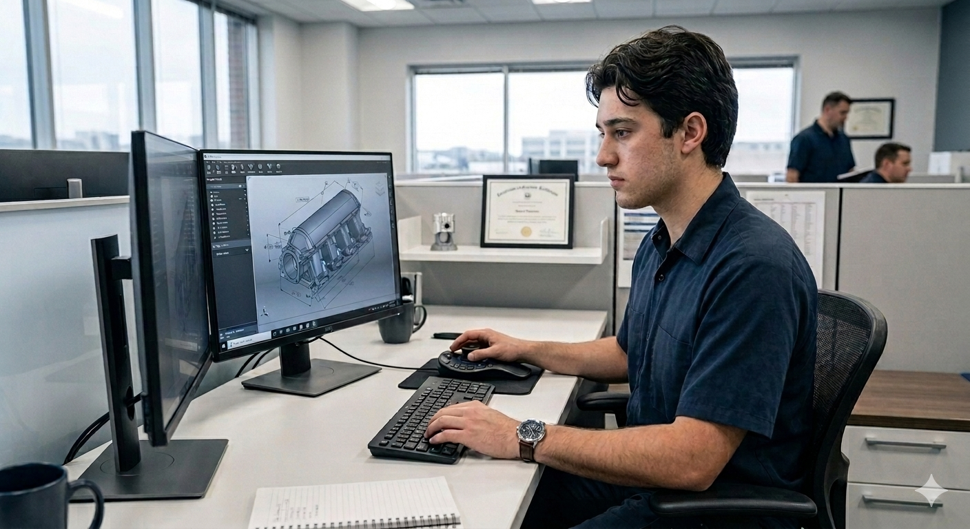 Vertex CAD Solutions team and workspace